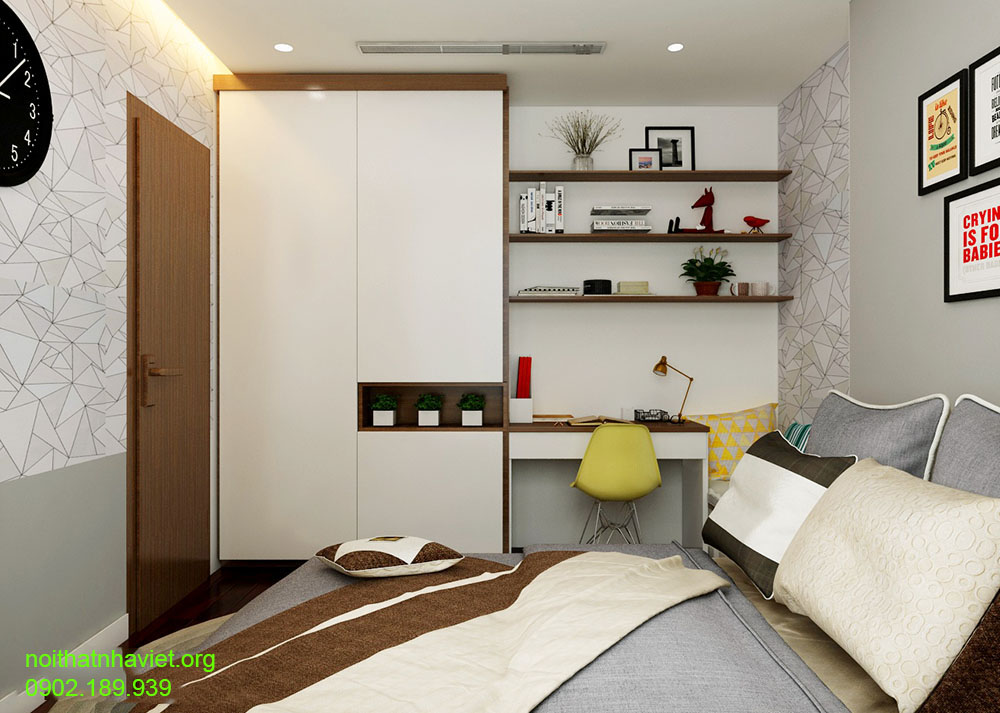  thiết kế nội thất chung cư phòng ngủ 