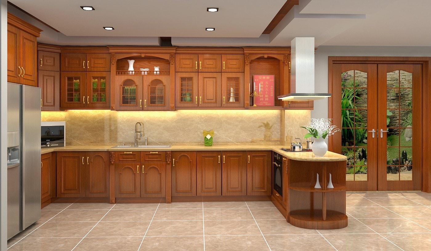 Tủ bếp gỗ căm xe đẹp mang đến cho không gian bếp của bạn một phong cách hoàn toàn mới. Với chất liệu gỗ cao cấp, tủ bếp gỗ căm xe không chỉ chắc chắn và bền bỉ mà còn sáng bóng và đẹp mắt. Hãy bấm vào hình ảnh để tìm hiểu thêm về tủ bếp gỗ căm xe, giúp cho không gian bếp của bạn trở nên đẳng cấp hơn.