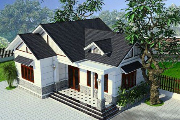 Gợi ý những mẫu nhà cấp 4 mái thái 3 phòng ngủ chữ l đẹp ngất ngây