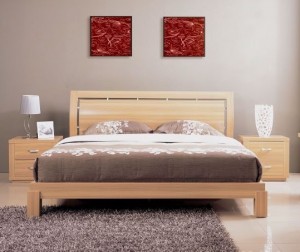 Giường gỗ sồi( tần bì)