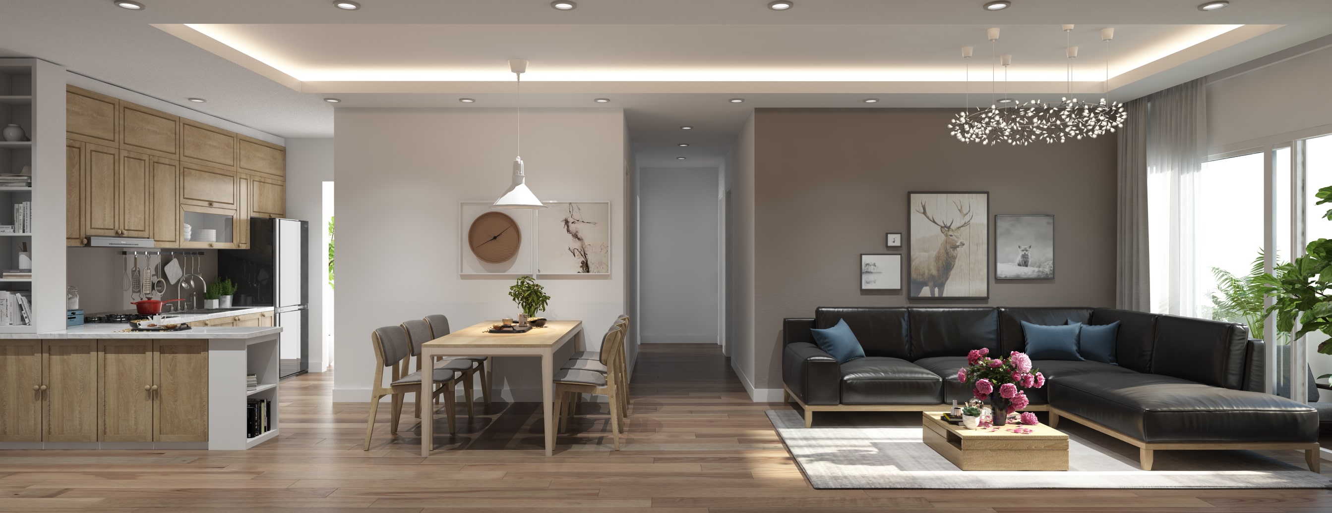 Phòng khách chung cư là nơi gắn kết cả gia đình và bạn bè. Thiết kế nội thất cho phòng khách chung cư có một vai trò quan trọng trong việc tạo không gian thoải mái và thoáng đạt. Với những thiết kế nội thất mới nhất của năm 2024, bạn sẽ có thể tận hưởng không gian sống tuyệt vời mà mọi người đều mơ ước.